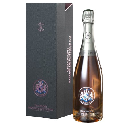 Vin Rosé Champagne Brut rosé Champagne Barons Rothschild Coffret 75 cl,