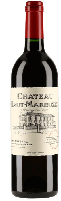 Vin Rouge Bordeaux A.O.C ST-Estephe Chateau Haut-Marbuzet 2016 75 cl.