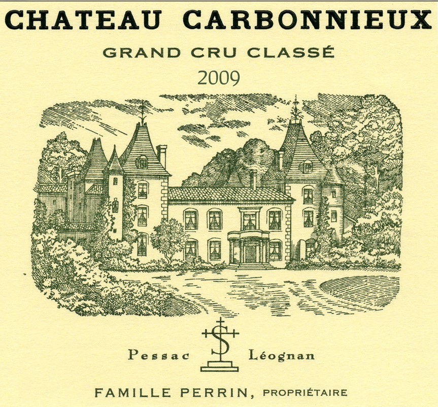 Vin Rouge Bordeaux A.O.C Pessac-Leognan Chateau Carbonnieux 2015 75 cl.
